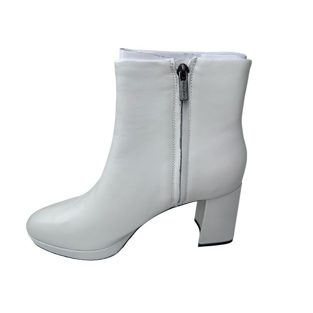 Calvin Klein Uda Boots Ivory Womens Size 9.5 New in Box - Picture 3 of 7